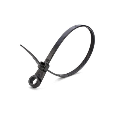 Нейлоновая стяжка Fortisflex КСО 5x300 мм, черный, 100 шт. 90335