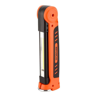 Фонарь светодиодный складной Автоdело с магнитом 3W COB+1W LED, 300Lm, Li,ion 1800mAh () 44308 16655