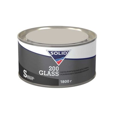 Наполнительная шпатлевка, усиленная стекловолокном Solid 200 GLASS 1800 гр 245.01800