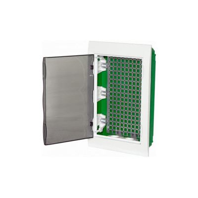 Встраиваемый корпус Systeme Electric City9 box it с прозрачной дверцей, 3 ряда/36 модудей, 2 розетки EZ9E312S2FIT