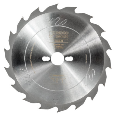 Диск пильный универсальный 250x2.4/1.8x30 мм, Z=18, A=20° WOODWORK 31.250.18