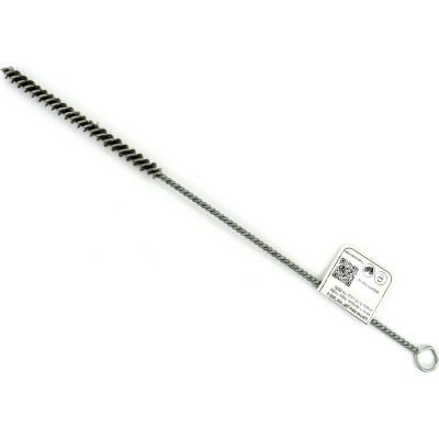 Щетка ерш EuroBrush Д8x100x300 с хв-м + кольцо, ворс гофр сталь 0,15 код 14-005 EB-T816208