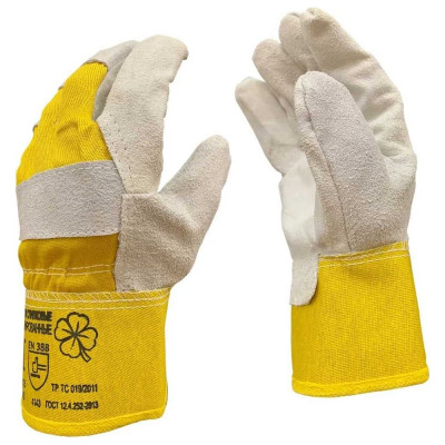 Краги-перчатки спилковые комбинированные Master-Pro® ЕНИСЕЙ 11 размер 1 пара 9530-KS/HB-EN-10.5-1