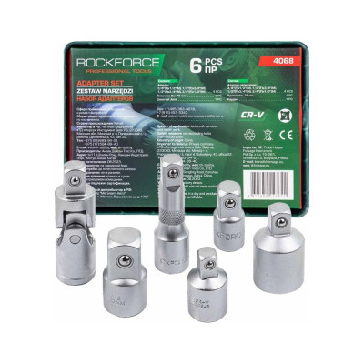 Набор адаптеров 6 предметов Rockforce RF-4068(58295)