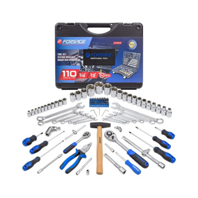 Набор инструментов Forsage 110пр. 1/4", 1/2" F-41101-5(57606)