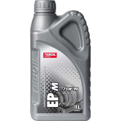 Трансмиссионное масло TEBOIL EP M 75w-90 Канистра 1л (ТZK) Вес нетто 0,84 кг 3566900