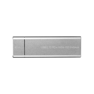 Корпус PALMEXX для M.2 M-key NVMe PCI-e SSD, USB-C 3.1, серебристый PX/SSDB-NVME-SIL