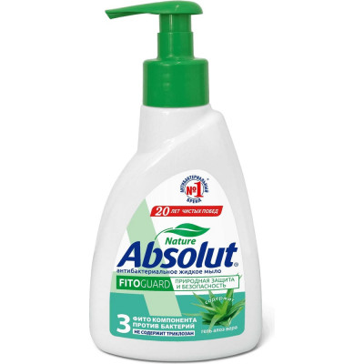 Мыло жидкое Absolut FitoGuard алоэ, 250 гр 5064