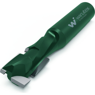 Фреза D12x27 мм, S12 мм, Z1+1 RH, PCD Wirutex P03770