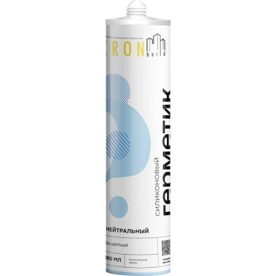 Силиконовый нейтральный герметик Kronbuild бесцветный 280 гр SNT28