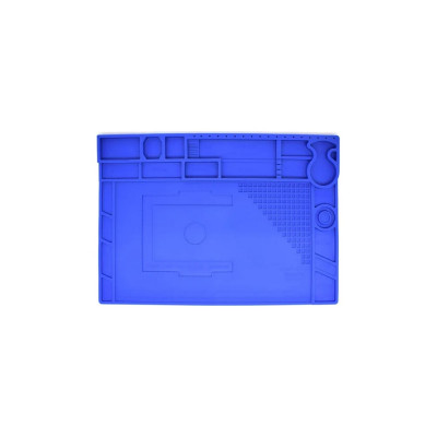 Коврик для пайки 440x310x15 мм термостойкий антистатический W.E.P М7753598
