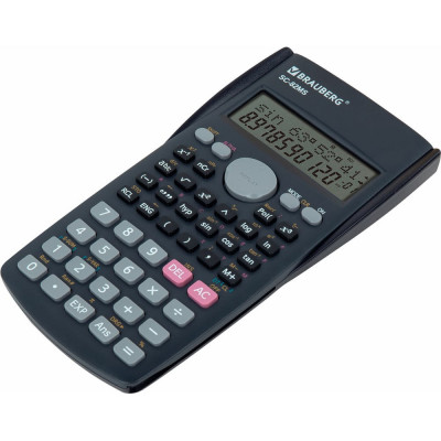 Калькулятор инженерный BRAUBERG Sc-82ms (158x85 мм), 240 функций, 10+2 разрядов, темно-синий 271721