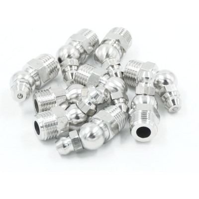 Угловая пресс-масленка (тавотница) 45°, М10х1, нержавеющая сталь, упак. 10 шт Harrison TPS-TVT45M10SS (10)