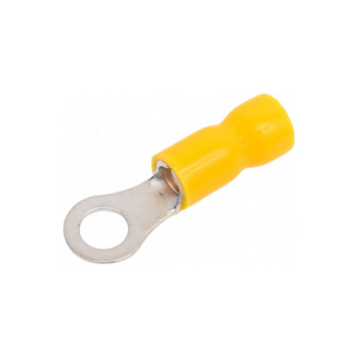 Наконечник кабельный КВТ кольцевой изолированный НКИ 6.0-5 серия EasyFix (100шт/уп) 90896