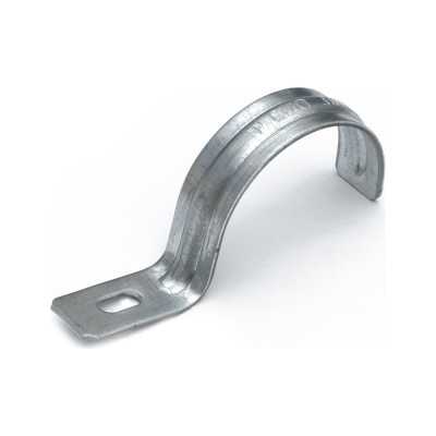 Металлическая однолапковая скоба Промрукав усиленная, противопожарная, СМОУ d38-40 мм, 50 шт. PR13.02405