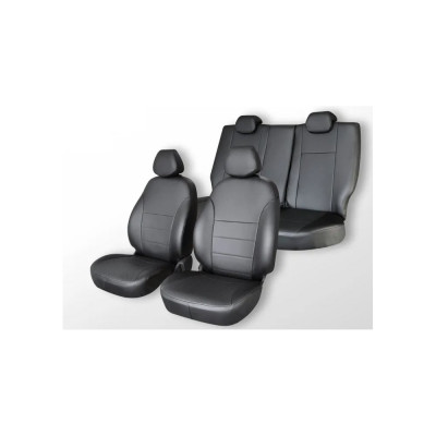 Чехлы на сиденья DEFLY Mitsubishi Lancer, 2007-2011, седан, Intense, экокожа черная Mts4-2K