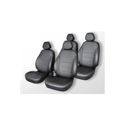 Чехлы на сиденья DEFLY Honda Freed, 2008-2016, 4 места, капитанские кресла, экокожа черная Hon10-5-2K