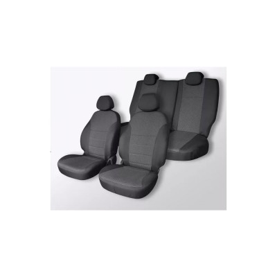 Чехлы на сиденья DEFLY Toyota Harrier (XU10), 1997-2003, экокожа черная Ty20-2K