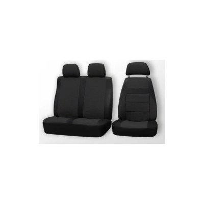 Чехлы на сиденья DEFLY ГАЗель Бизнес, 2018-н.в., экокожа черная/замша черная G015-2Z