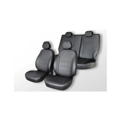 Чехлы на сиденья DEFLY Mazda 3/Axela, 2003-2009, экокожа черная Ma1-2K