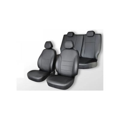 Чехлы на сиденья DEFLY Toyota Ipsum/Picnic, 2001-2009, 5 мест, задний ряд 60/40, экокожа черная Ty33-5-2K