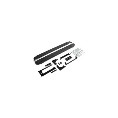 Порог-площадка Rival Black F173ALB + комплект крепежа, Hyundai Creta 2021- F173ALB.2314.1