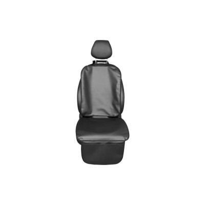 Накидка защитная под детское автокресло DEFLY экокожа, черная PDK-2K