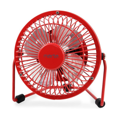 Вентилятор настольный MARTA MT-FN2545 красный 39959