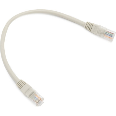 Кабель патч-корд A1 0.25 м., U/UTP, 5e, медь, серый A1-LCU5E-C-0.25M