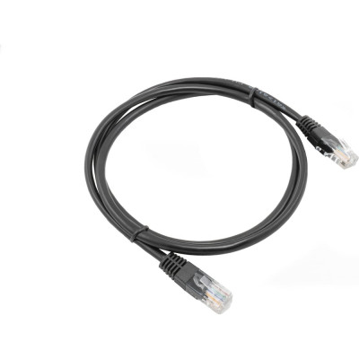 Кабель патч-корд A1 1 м., U/UTP, 5e, медь, черный A1-LCU5E-C-1M-BK