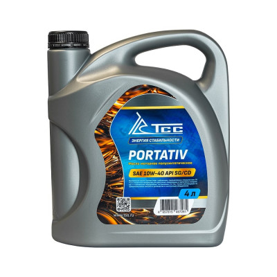 Масло полусинтетическое ТСС Портатив SAE 10W-40 API SG/CD канистра 4л 046930