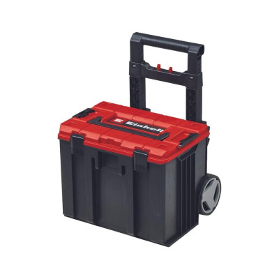 Кейс инструментальный системный Einhell E-Case L внутренние размеры 415x273x320 мм, до 120 кг, колеса, выдвижная ручка 4540014