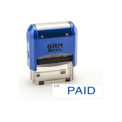 Стандартный штамп GRM 4911 p3 «2.10 paid» 110491300-210