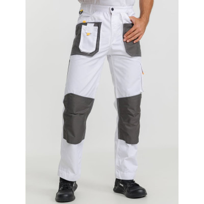 Брюки рабочие  DOWELL White HD, белый, р-р L/52 D81120-L