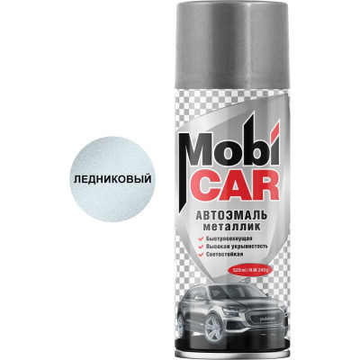 Аэрозольная автоэмаль Mobicar металлик 520 мл 221 ледниковый 0502-221 MC