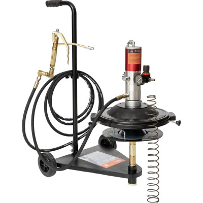 Пневматический нагнетатель смазки SIPL на ведро 20л. с тележкой GZ-7