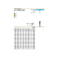 Фреза концевая Super Line короткая серия (0.6 мм; Z=3; твердый сплав; тип N; FIRE) Guhring 5573 0,600