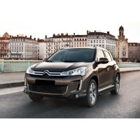 Пороги "Black" Rival для Citroen C4 Aircross/C-Crosser/Mitsubishi ASX/Outlander, F173ALB.4005.1