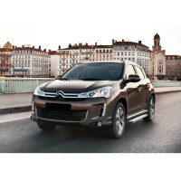 Пороги "Silver" Rival для Citroen C4 Aircross/C-Crosser/Mitsubishi ASX/Outlander, F173AL.4005.1