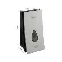 Дозатор GFmark для жидкого мыла 400 мл, АБС пластик, цвет СЕРЫЙ. 642