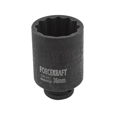 Головка ударная глубокая Forcekraft 36мм (12гр.), 1/2" FK-4488536(54595)