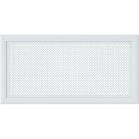 Декоративный экран для радиаторов и батарей Cosca Decor Модерн 600x1200 мм, белый, дедало, с рамкой СПБ002096