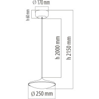 Люстра De Markt Перегрина 10W LED 220V 703011201