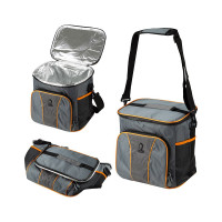 Термосумка Leonord ML15202, 20л, 30x22x30см, серый/оранжевый 104933