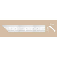 Гибкий плинтус Decomaster 53x53x2400 мм 95655F