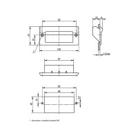 Ковшеобразная ручка KIPP K0242.1082042