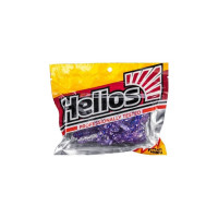 Твистер Helios hs-20-036 credo four tail 3.35"/8.5 см, silver sparkles/fio, 10шт 00000174289