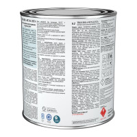 Краска по ржавчине Tikkurila METALLISTA база A, глянцевая 0.8 л, белая 710011840