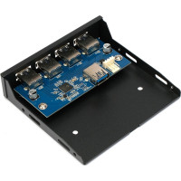 Планка usb 3.0 Gembird на переднюю панель 3.5", 4xusb-a 3.0, FP3.5-USB3-4A