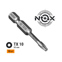 Бита TORSION STRONG TX10, 50 мм, 10 шт, бокс, E6.3 NOX 339105